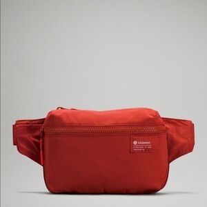 Lululemon Clean Lines Belt Bag in Red Rock